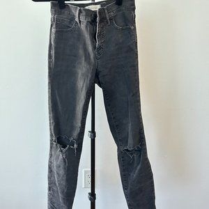 MADEWELL BLACK SKINNY JEANS